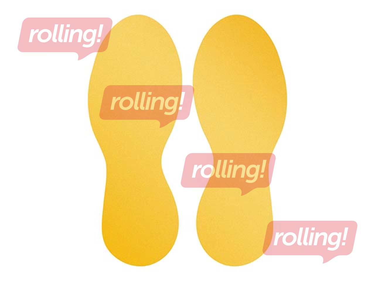 Floor marking shape 