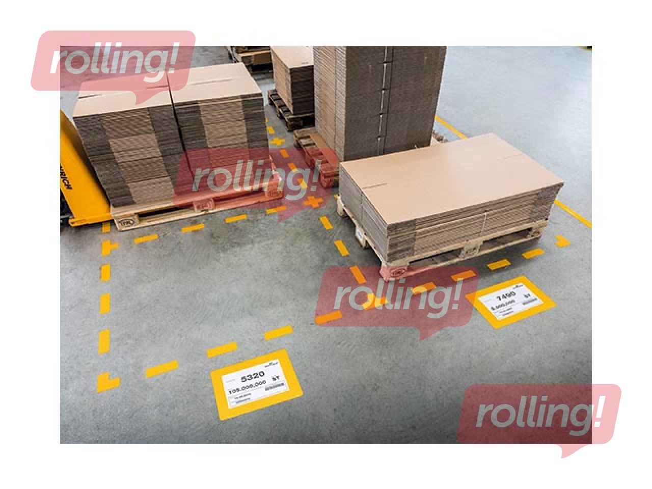 Floor marking shape 