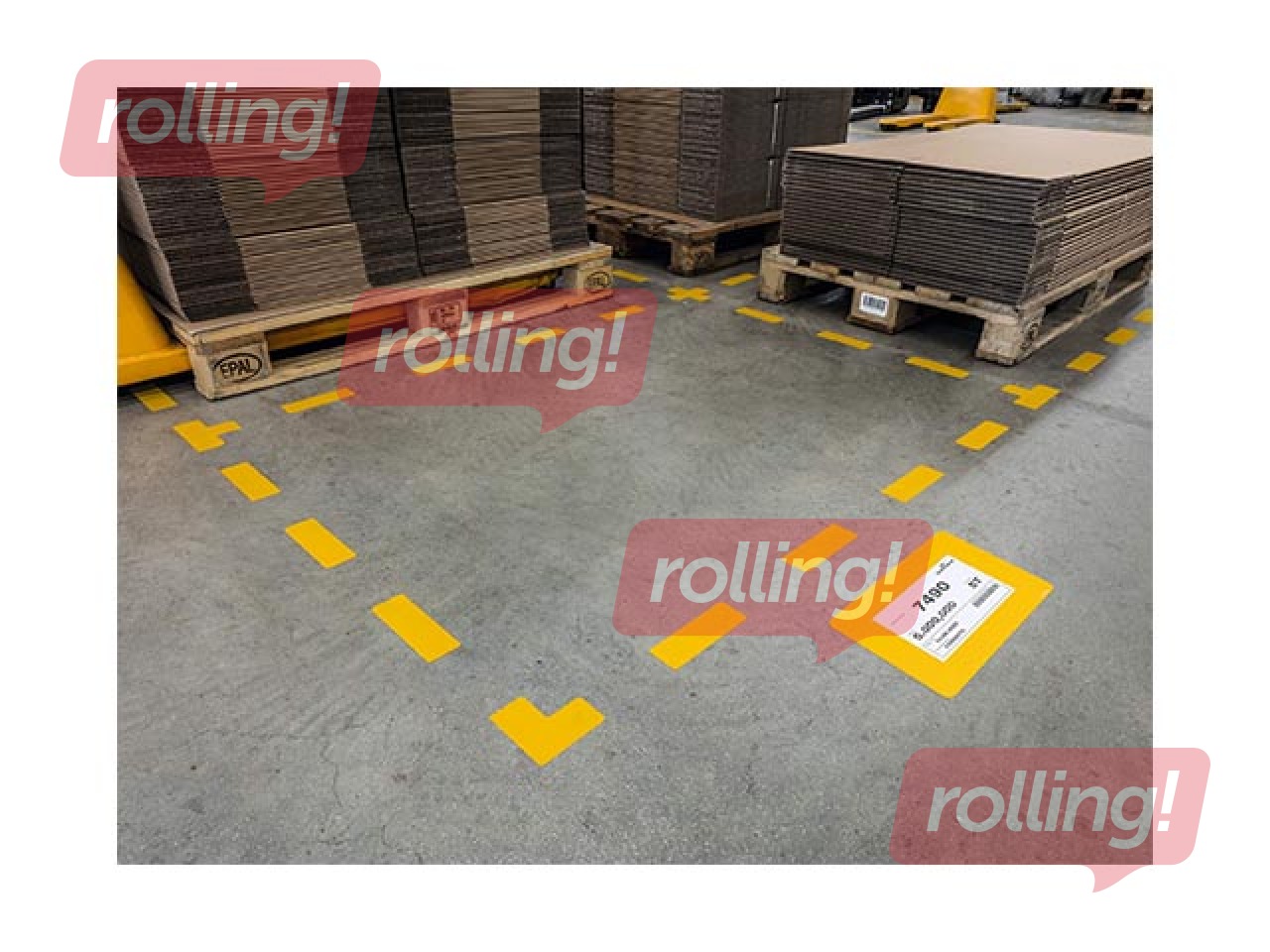 Grīdas marķējuma uzlīme 