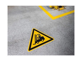 Floor marking sticker 