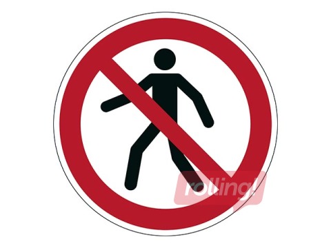 Floor marking sticker 