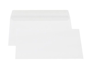 Envelopes with adhesive tape, DL, 1000 pcs. White