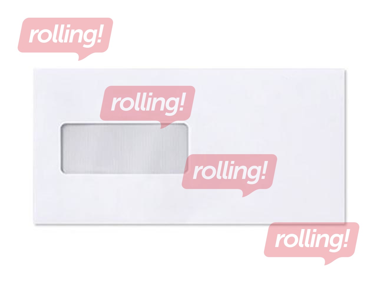 Ümbrikud iseliimuva kleepriba ja aknaga, DL, 1000 tk. Valge