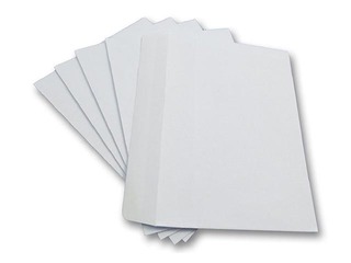 Envelopes with adhesive tape, C6, 50 pcs. White