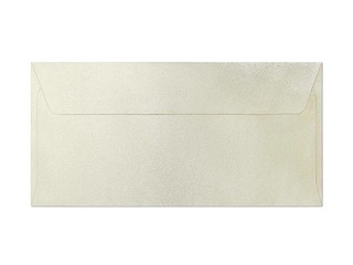 Envelopes Millenium cream DL, 10 pcs., gold nacre