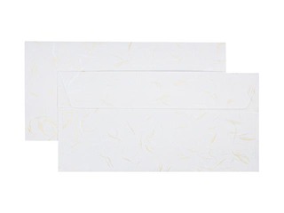 Конверты Wind white DL, 10 шт., белые с блестками