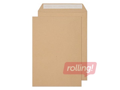 Envelopes with adhesive tape, C3, brown paper