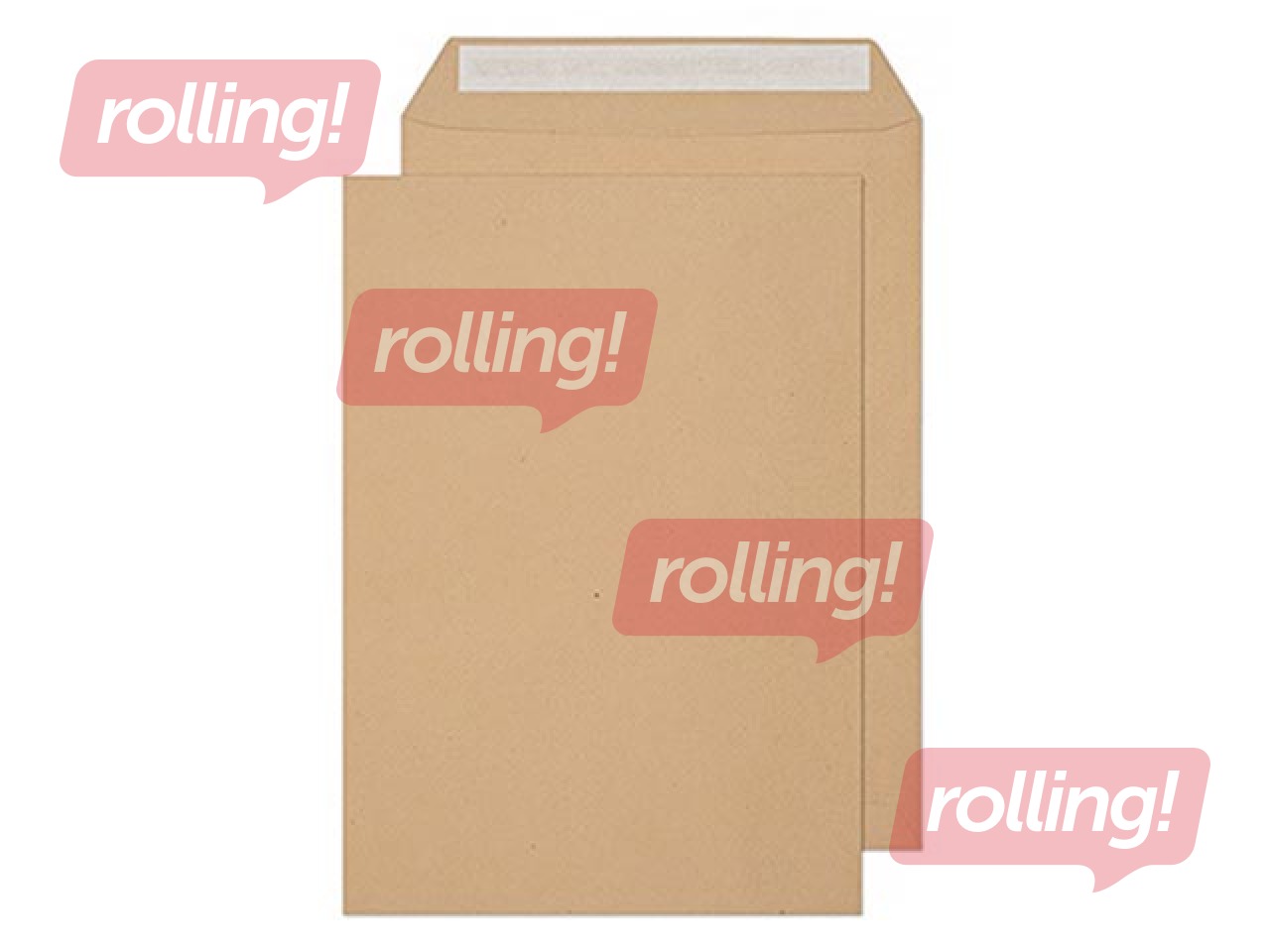 Envelopes with adhesive tape, C3, brown paper