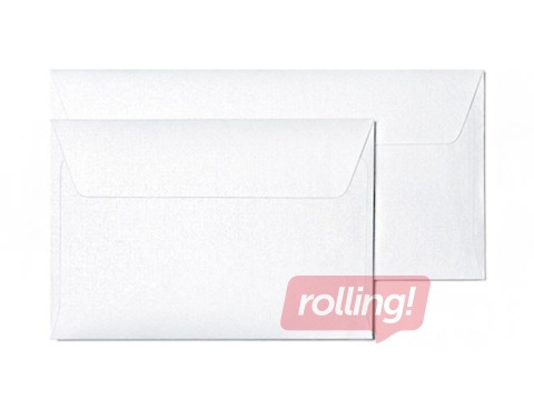 Envelope Millenium DL with adhesive tape, 10 pcs, diamond white