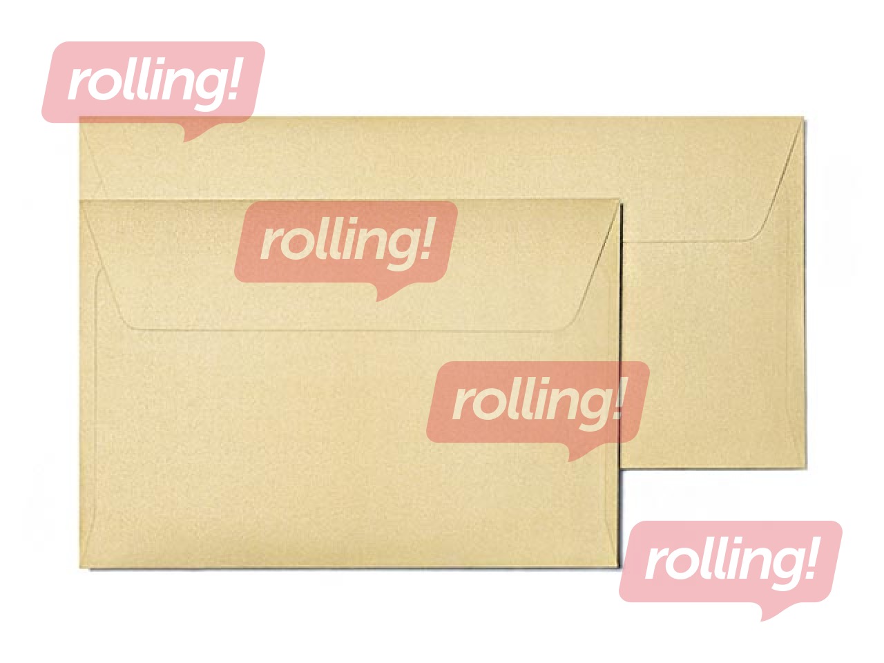 Ümbrik Millenium DL kleeplindiga, 10 tk, kuldne