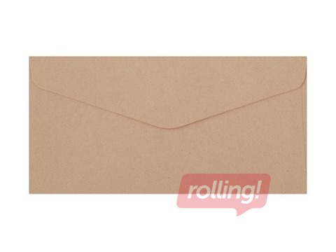 Envelope Nature DL, 10 pcs, dark beige