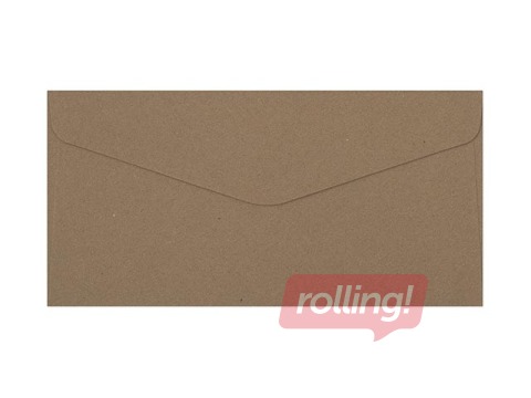 Envelope Kraft DL, 10 pcs, dark beige