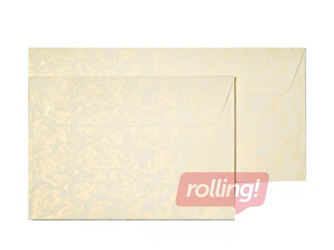 Envelopes Millenium 70x110mm, 10 gab, roses cream