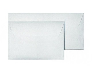 Ümbrikud kleeplindiga B7, 10 tk, hõbedased