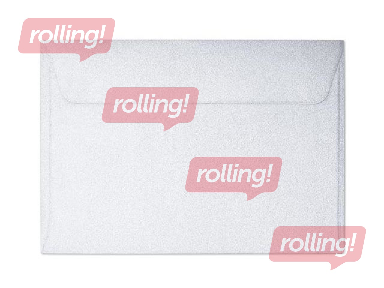 Dekoratiivne ümbrik,  valge, B7