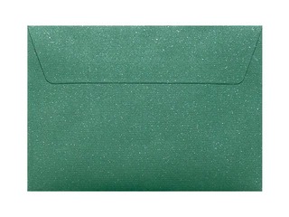 Самоклеящиеся конверты c лентой, C6, 10 шт., зеленые с блеском