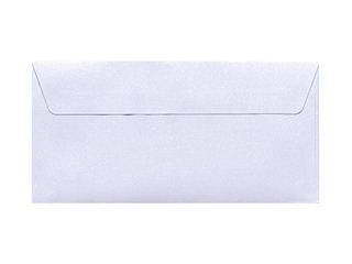 Самоклеящиеся конверты c лентой DL, 10 шт., белые с блеском