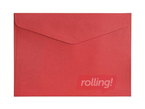 Ümbrikud Pearl Red C5, 10 tk