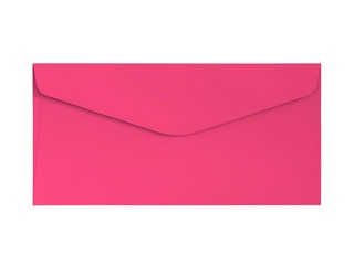 Envelopes Smooth pink DL, 10 pcs