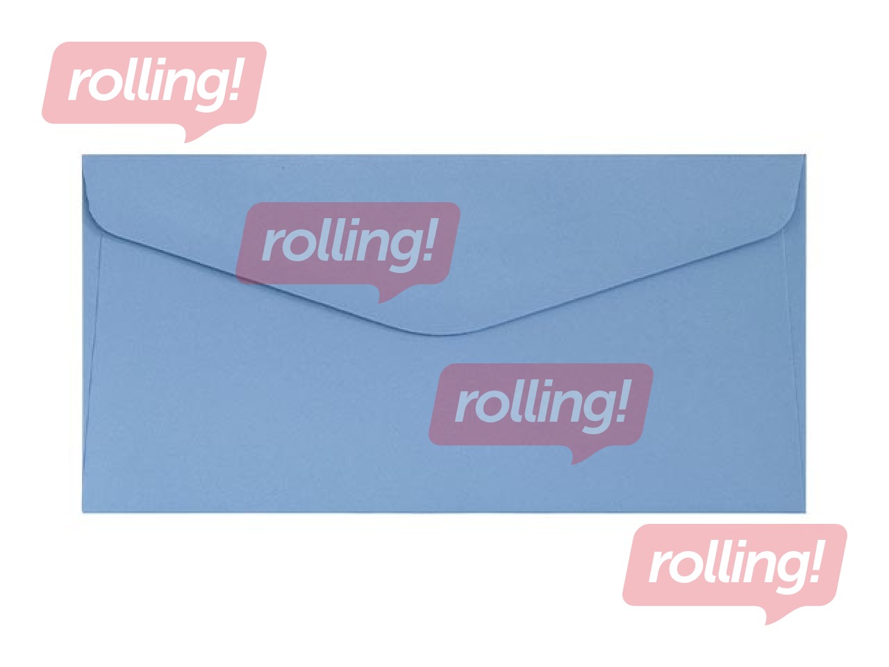 Envelopes Smooth dark blue DL, 10 pcs.
