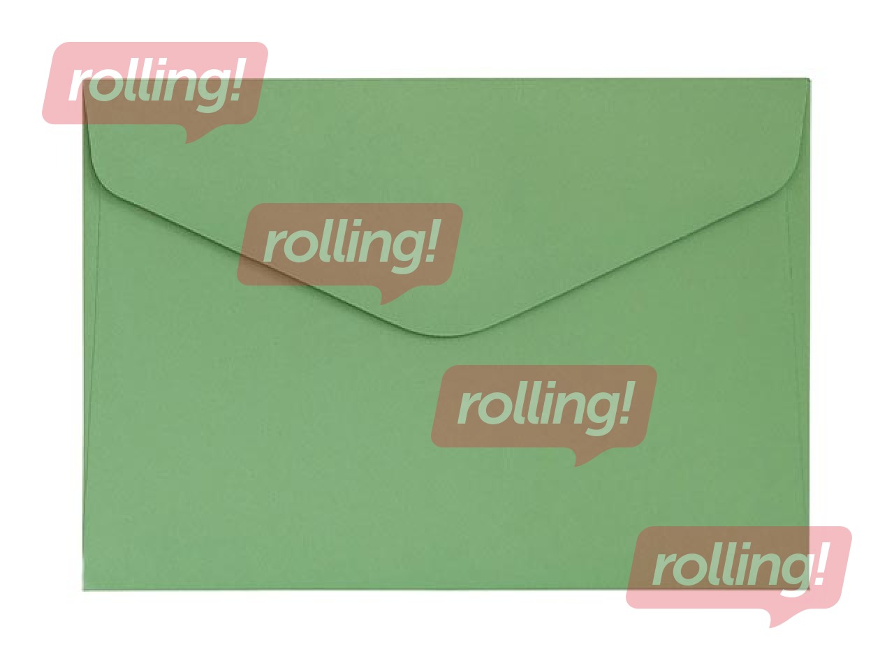 Envelopes Smooth green C6, 10 pcs.