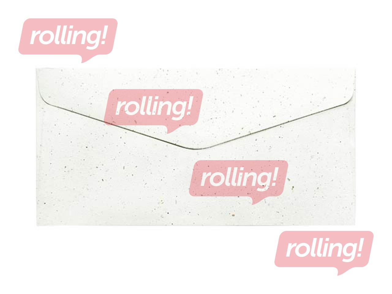 Envelopes Terrazzo White DL, 10 pcs.