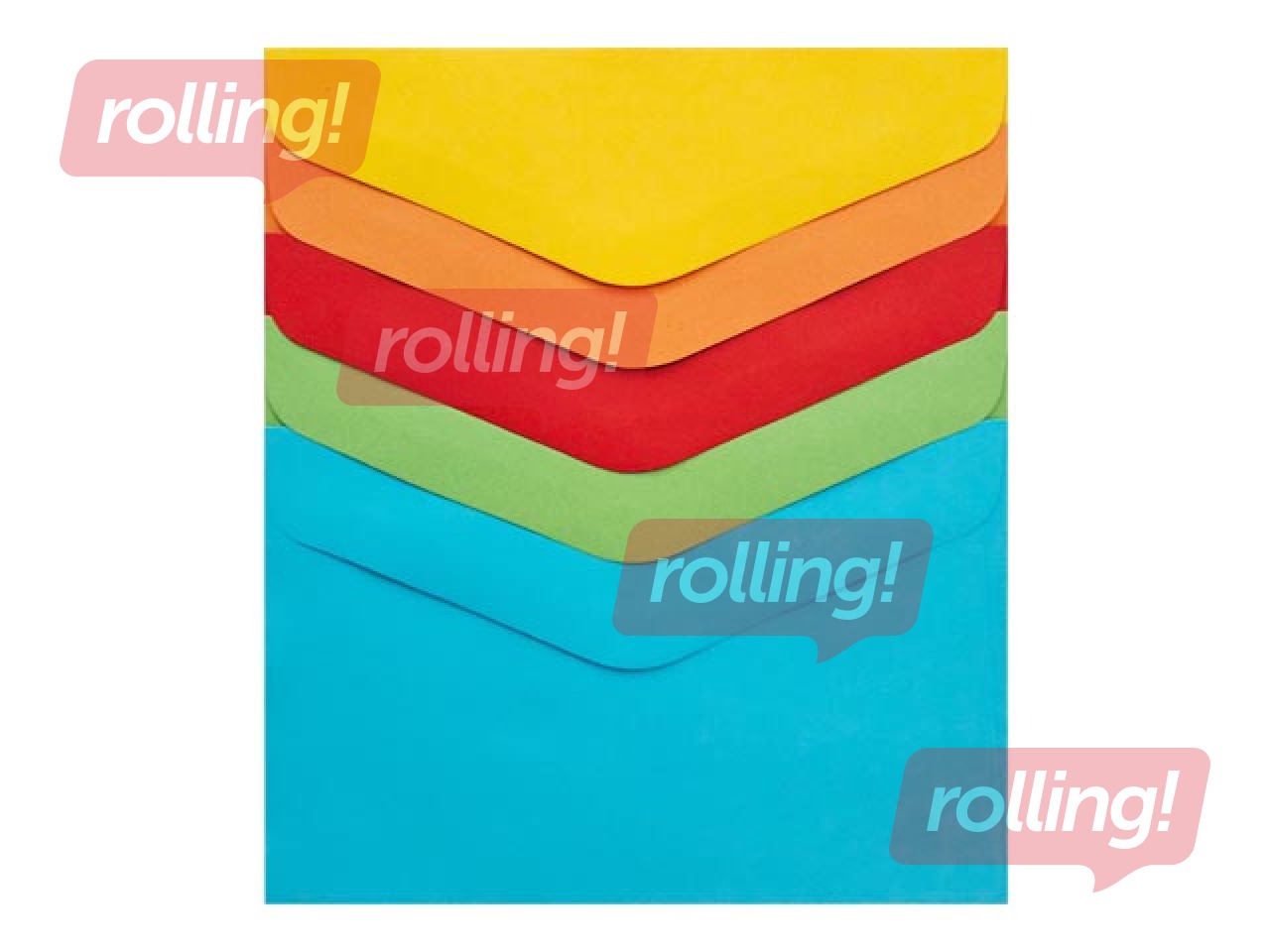 Envelopes Smooth Mix C6, vibrant tones, 10 pcs.