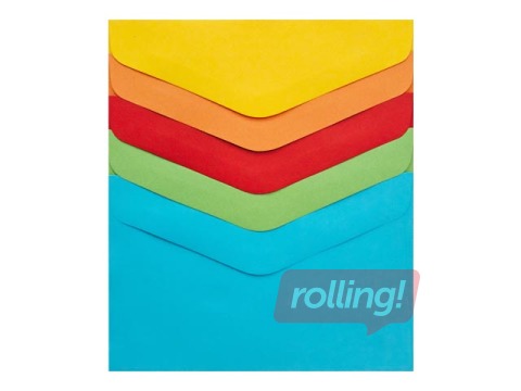 Конверты Smooth Mix C6, насыщенные тона, 10 шт.