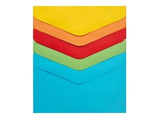 Ümbrikud Smooth Mix C6, erksad toonid, 10 tk.