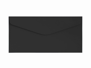 Ümbrikud, must, 110x220mm, 10 tk.