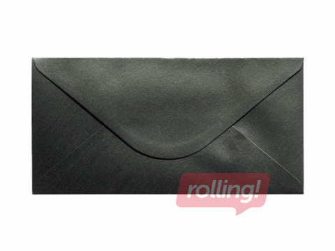 Envelopes, Pearl black, 110x220mm, 10 pcs.