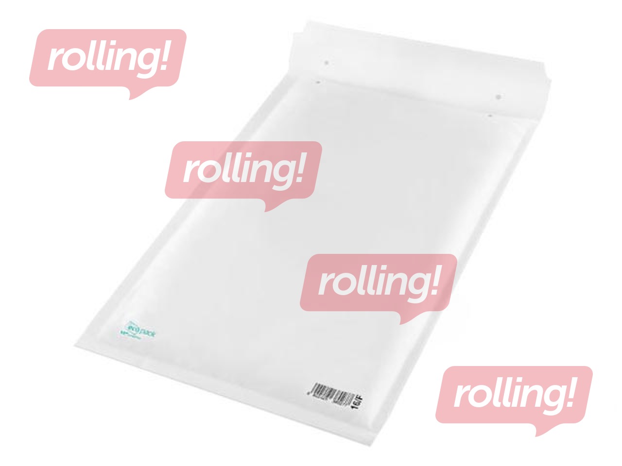 Polsterdusega ümbrik Nr. 16, 220 x 340 mm, valge