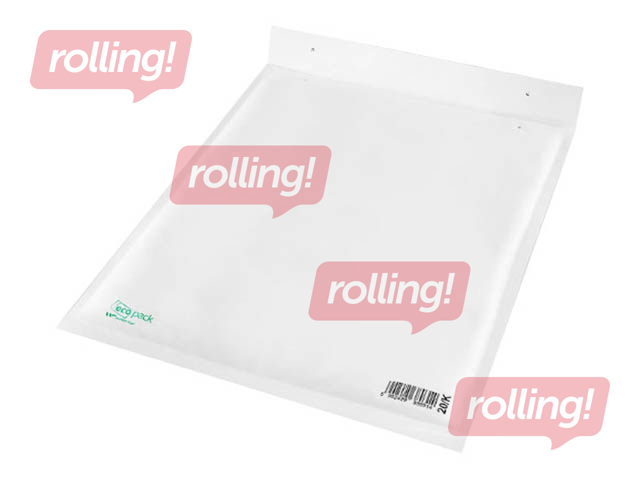 Polsterdusega ümbrik Nr. 20, 350 x 470 mm, valge