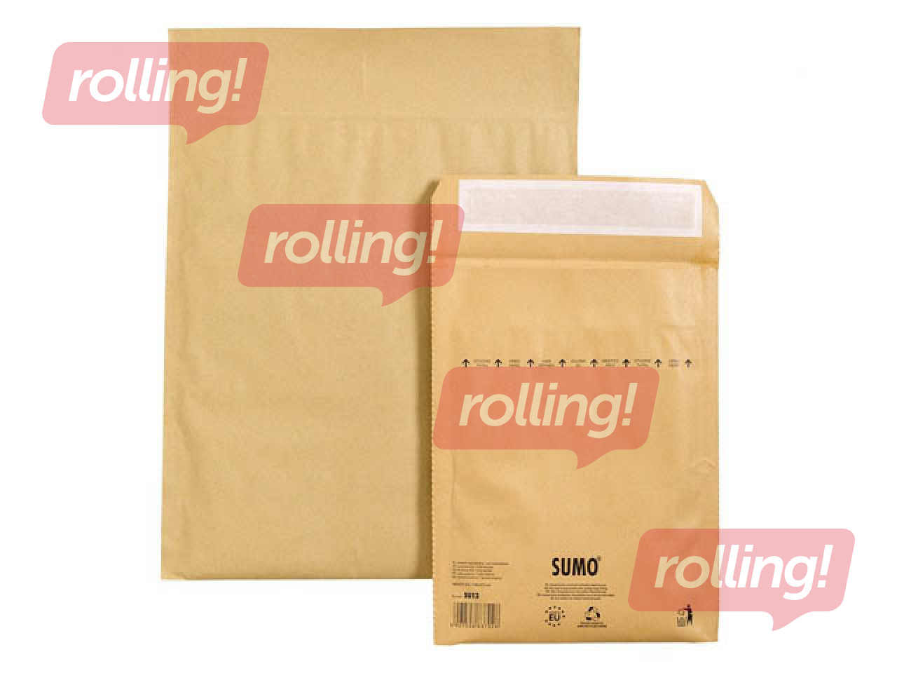 Polsterdatud ümbrik SUMO Nr.15, 215 x 265 mm, pruun