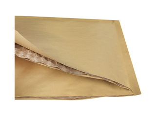 Конверт с амортизирующей бумажной сотистой прокладкой, коричневый, 230x340мм