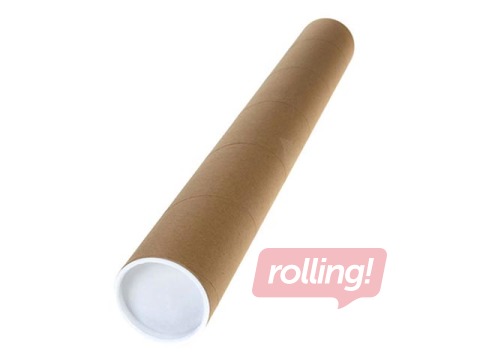 Cilindra tūba 70x1.3x540 mm +2 plastmasas aizdares