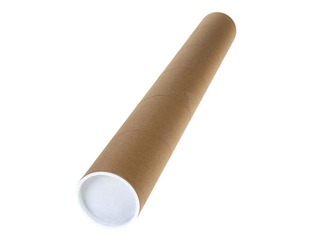 Cilindra tūba 70x1.3x540 mm +2 plastmasas aizdares