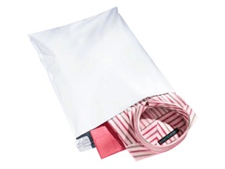 Courier envelopes PP, white, 19x25 + 5cm, 60 microns, 100 pcs.