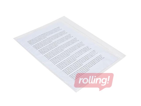 Adhesive pockets for documents, С4, 100 pcs.