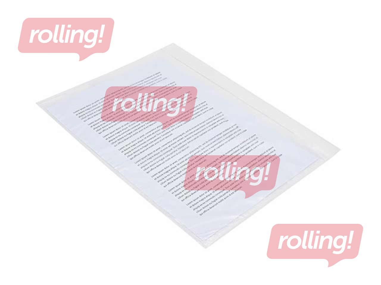 Adhesive pockets for documents, С4, 100 pcs.