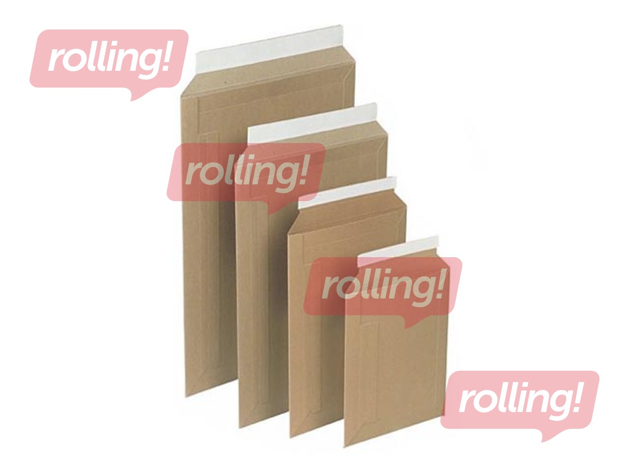 Конверт картонный, A3, 320мм x 455мм, 400 г/м2, коричневый