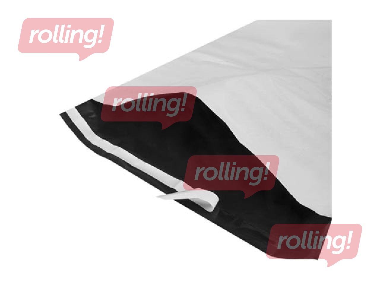 Ümbrikud - kilekotid saadetistele LDPE, 31x42 + 5cm, 50 mikronit, 100 tk.