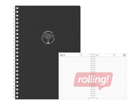 Diary - notebook, Tempo Cardboard, black