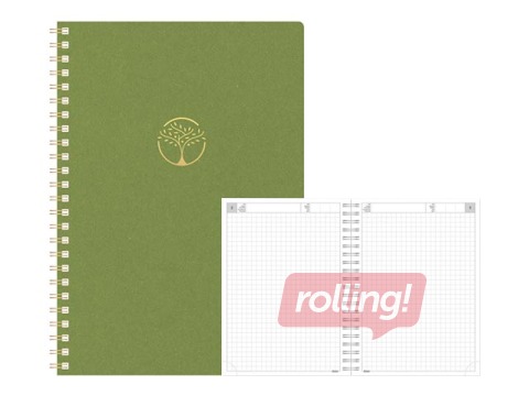 Diary - notebook, Tempo Cardboard, light green