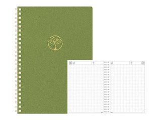 Diary - notebook, Tempo Cardboard, light green
