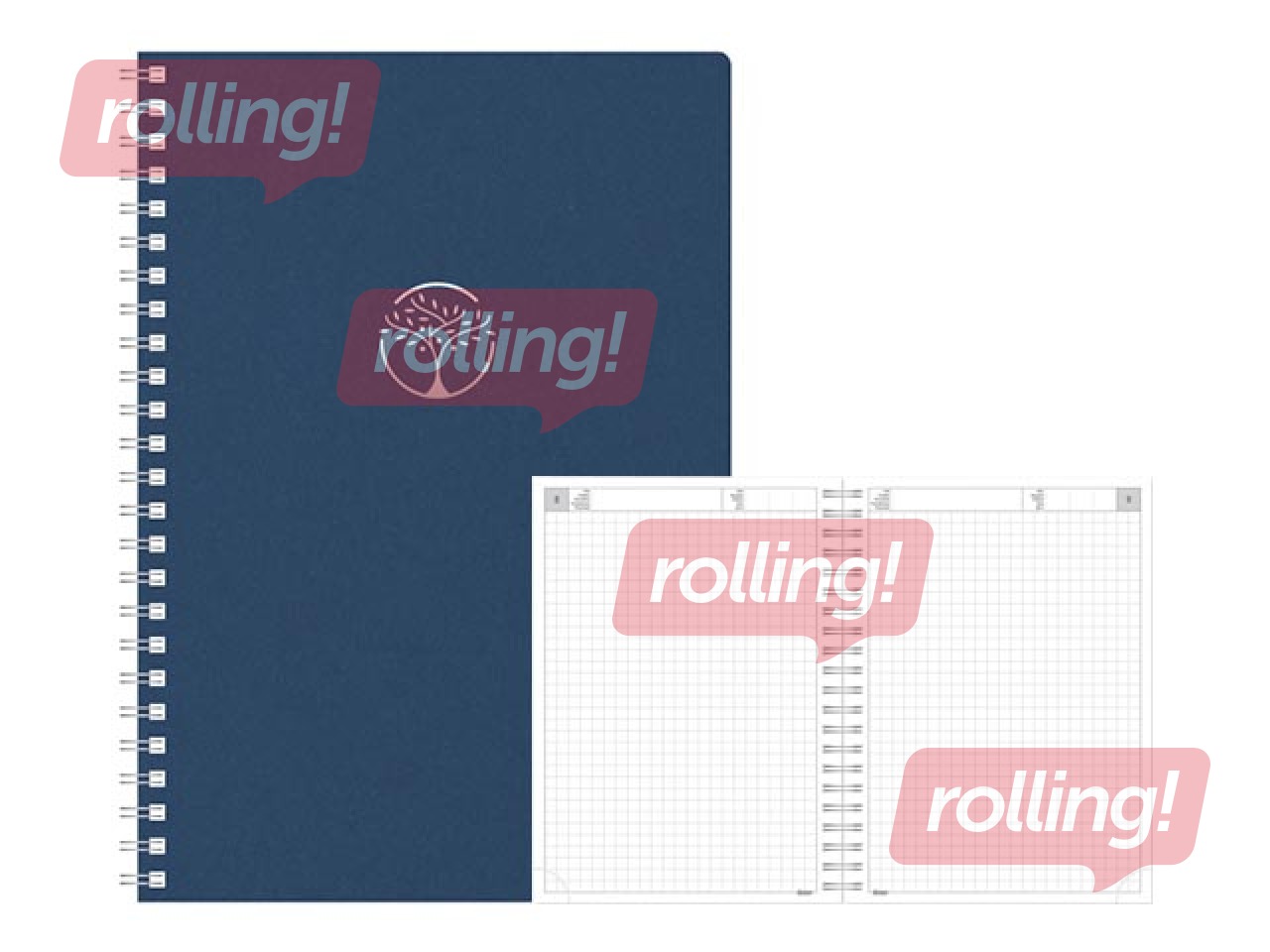 Diary - notebook, Tempo Cardboard, blue