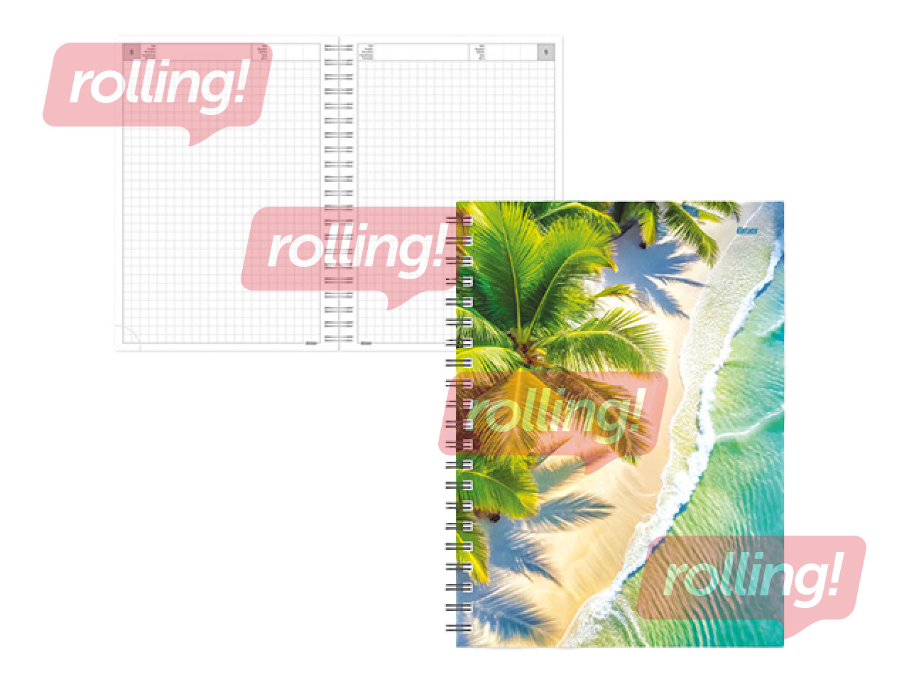 Diary - notebook, Tempo Spiral, Holiday