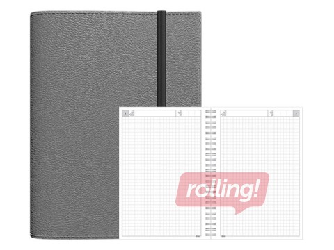 Diary - Notebook, A5 Flex, grey