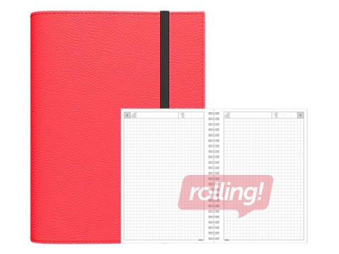 Diary - Notebook, A5 Flex, red