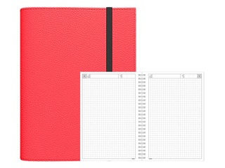 Diary - Notebook, A5 Flex, red